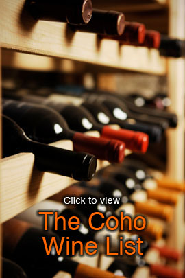 The Coho Wine List