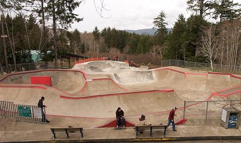 the coho skate boarding